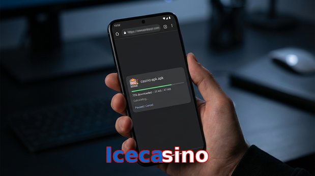 Main screen of Lcecasino apk page for PK players