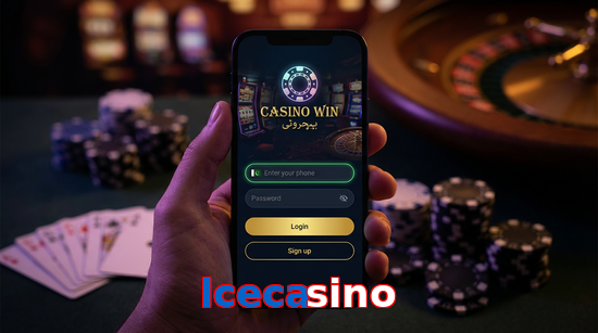 Main screen of Lcecasino login page for PK players
